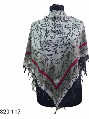 Berat Desenli Sökme Boncuklu Eşarp 320-117