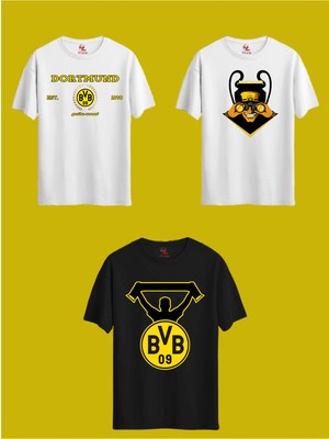 Rabona Fashion Borussia Dortmund Tribün Ruhu 3'lü Tişört Seti