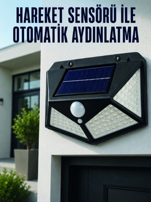 Marsilyan Hareket Sensörlü Güneş Enerjili Duvar Lambası Dış Mekan Için Güçlü LED Aydınlatma