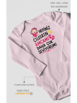 Morivo Kids Amcaya Özel Uzun Kollu Bebek Body %100 Pamuk