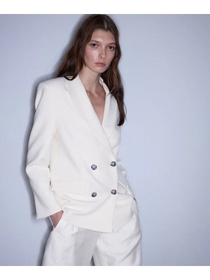 İpekyol Vatkalı kruvaze blazer IS1260106064AB1