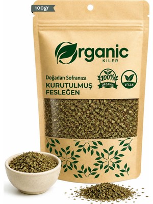 Kurutulmuş Fesleğen 100 gr | %100 Doğal ve Taze | Fesleğen Çayı & Baharatı