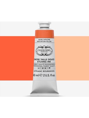 Lefranc&Bourgeois : Charbonnel : Baskı & Gravür Mürekkebi : 60 ml : Nasturtium Yellow