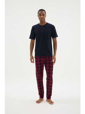 Kly Midi Yaka Pijama Takımı 2111
