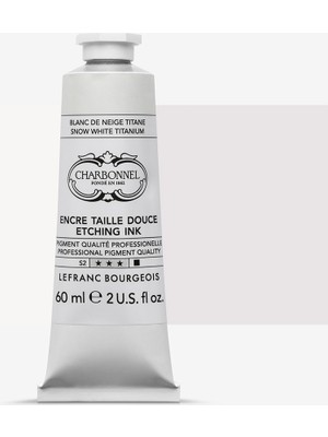 Lefranc&Bourgeois : Charbonnel : Su Bazlı Baskı & Gravür Mürekkebi : 60 ml : Snow White