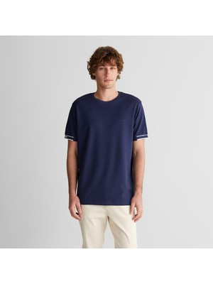 Gant Erkek Lacivert Kısa Kollu T-Shirt