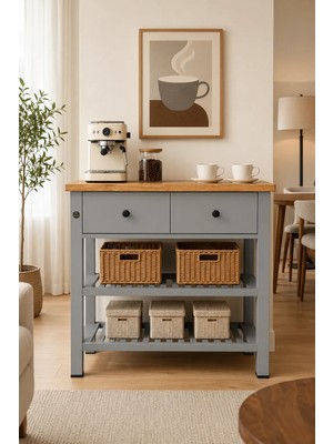 Dipole Furniture Fast Mat Lake Açık Gri (RAL-7037) Servant Mobilyası