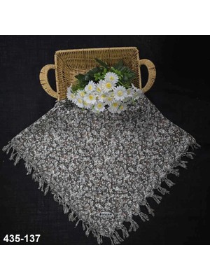 Firuze Eşarp Firuze Desenli Sökme Boncuklu Eşarp 435-137