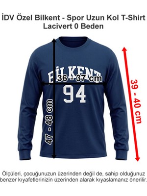 Idv Özel Bilkent - Spor Uzun Kol T-Shirt Lacivert 0 Beden