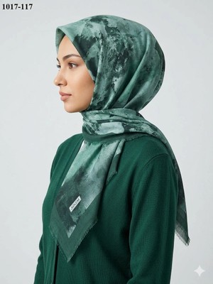 Sinem Eşarp Sinem Desenli Dimi Pamuk Eşarp 1017-117