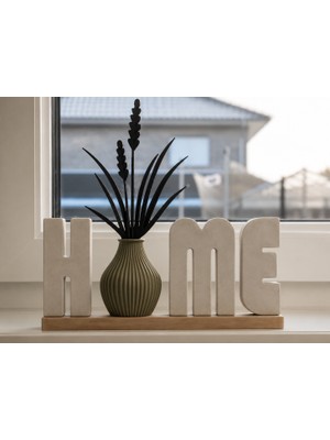 Baba Oğul 3D 3D Baskı Modern Dekoratif Vazo – Minimalist Tasarım | Ev ve Ofis Dekorasyonu - Home Vazo