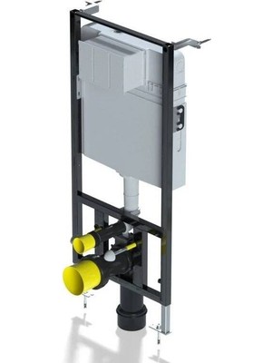 Serel Gömme Rezervuar Alçıpan Tipi Boyalı Krom Buton Dahil - T022114BK40