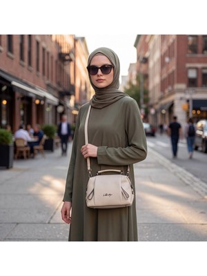 La Boutique D-2820 Hakiki Deri Krem
