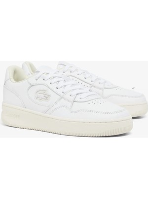 Lacoste L001 Set Hakiki Deri Kadın Beyaz Sneaker