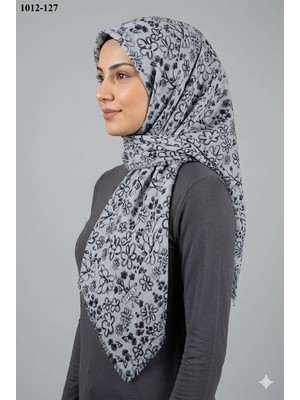 Eyfel Eşarp Eyfel Desenli Dimi Pamuk Eşarp 1012-127