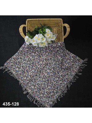 Firuze Eşarp Firuze Desenli Sökme Boncuklu Eşarp 435-128