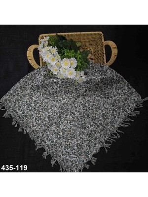 Firuze Eşarp Firuze Desenli Sökme Boncuklu Eşarp 435-119