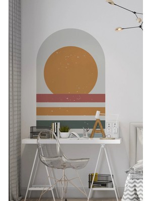 Kanvassepetinet Kendinden Yapışkanlı Kalın Kanvas Dokulu Minimalist Sanat Duvar Kağıdı , Kolay Uygulama