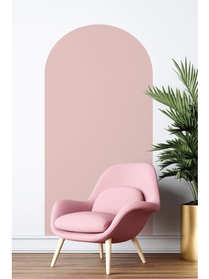 Kanvassepetinet Kendiliğinden Yapışkanlı Kumaş Kanvas Dokulu Duvar Kağıdı Boho Bohem Tarz Oval Duvar Sticker