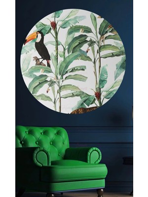 Kanvassepetinet Kendiliğinden Yapışkanlı Kalın Kanvas Dokulu Dekoratif Bohem Art Soyut Duvar Kağıdı Duvar Stickerı