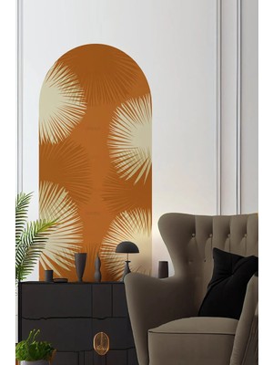 Kanvassepetinet Kendiliğinden Yapışkanlı Kalın Kanvas Dokulu Dekoratif Bohem Art Soyut Duvar Kağıdı Duvar Stickerı