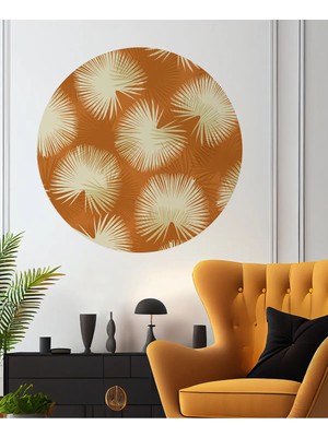 Kanvassepetinet Kendiliğinden Yapışkanlı Kalın Kanvas Dokulu Dekoratif Bohem Art Soyut Duvar Kağıdı Duvar Stickerı