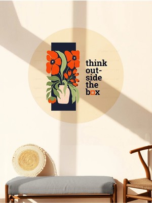 Kanvassepetinet Kendiliğinden Yapışkanlı Kalın Kanvas Dokulu Dekoratif Bohem Art Soyut Duvar Kağıdı Duvar Stickerı