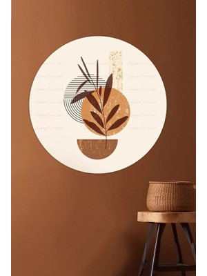 Kanvassepetinet Kendiliğinden Yapışkanlı Kalın Kanvas Dokulu Dekoratif Bohem Art Soyut Duvar Kağıdı Duvar Stickerı
