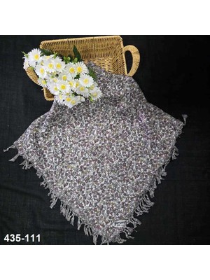 Firuze Eşarp Firuze Desenli Sökme Boncuklu Eşarp 435-111
