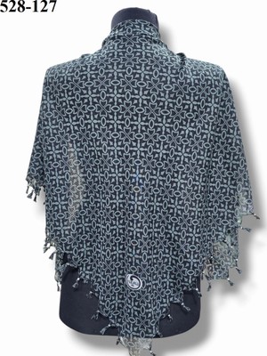 Huzurlu İpek Huzurlu Ipek Desenli Sökme Boncuklu Eşarp 528-127