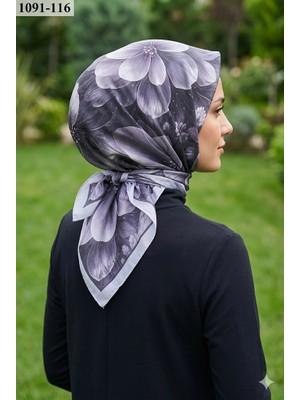 Vel Scarfs Velscarfs Soft Pamuk Parla Eşarp (Gümüş Gri) 1091-116