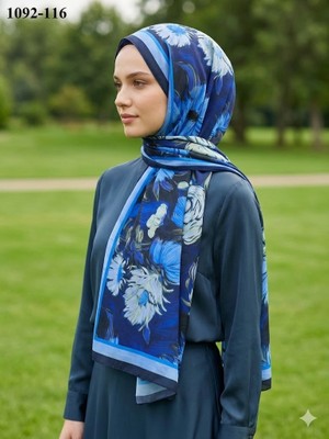 Vel Scarfs Velscarfs Soft Pamuk Şal (Lacivert) 1092-116