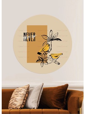 Kanvassepetinet Kendiliğinden Yapışkanlı Kalın Kanvas Dokulu Dekoratif Bohem Art Soyut Duvar Kağıdı Duvar Stickerı