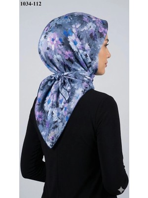 Bonjela Soft Pamuk Eşarp (Gri-Pembe) 1034-112