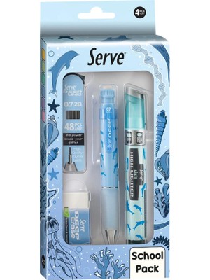 Serve Deep Dörtlü Set Doğa Serisi 07MM