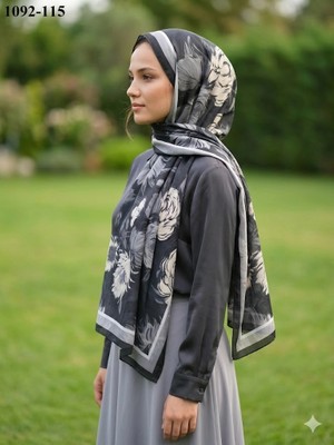 Vel Scarfs Velscarfs Soft Pamuk Şal (Siyah) 1092-115