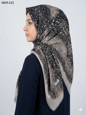 Dolce Life Dolce Cool Desenli Flamlı Pamuk Eşarp 1015-112