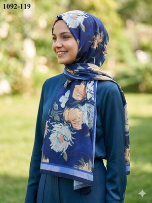 Vel Scarfs Velscarfs Soft Pamuk Şal (Lacivert) 1092-119