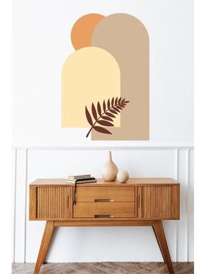 Kanvassepetinet Kendiliğinden Yapışkanlı Kumaş Kanvas Dokulu Duvar Kağıdı Sun Boho Bohem Tarz Duvar Sticker