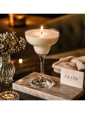 Glow-Candle by You Margarita Konseptli Dekoratif Jel  Mum