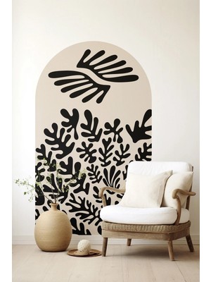 Kanvassepetinet Kendinden Yapışkanlı Kalın Kanvas Dokulu Henri Matisse Duvar Kağıdı , Kolay Uygulama