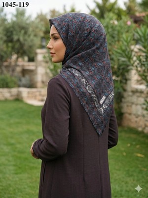 Eyfel Eşarp Eyfel Desenli Dimi Pamuk Eşarp 1045-119