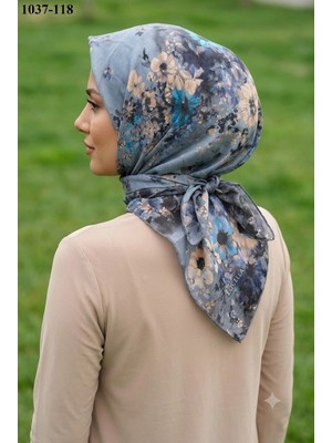 Lo'cella Soft Pamuk Eşarp (Gri) 1037-118