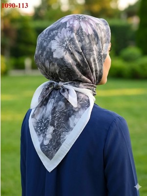 Vel Scarfs Velscarfs Soft Pamuk Parla Eşarp (Gümüş Gri) 1090-113