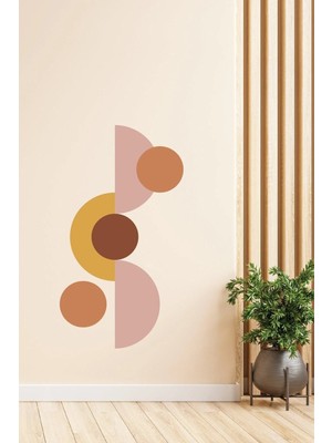 Kanvassepetinet Kendiliğinden Yapışkanlı Kumaş Kanvas Dokulu Duvar Kağıdı Boho Bohem  Pastel Renk Atif Geometrik