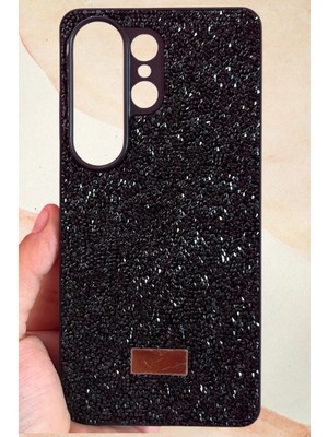 3D Sepetim Samsung Galaxy S26 Ultra Yıldız Tozu Premium Siyah Silikon Kılıf