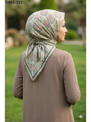 Lo'cella Soft Pamuk Eşarp (Yeşil) 1093-111