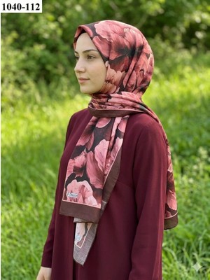 Moon Scarf Soft Pamuk Şal (Bordo) 1040-112