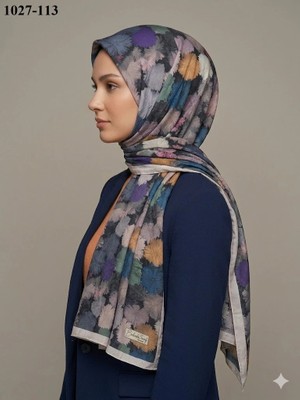 Belinda Scarf Bambu Kraş Pamuk Şal (Taş) 1027-113