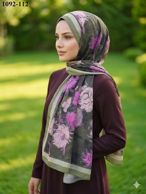 Vel Scarfs Velscarfs Soft Pamuk Şal (Yeşil) 1092-112